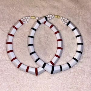 Set of 2 vintage chokers
